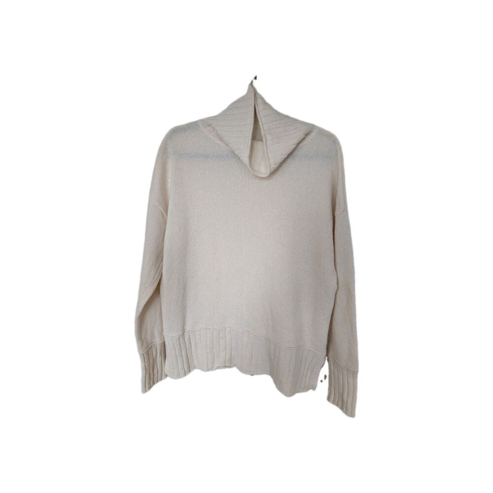 Charter Club Cashmere Ivory Cream Turtleneck L Quiet Luxury Capsule Wardrobe